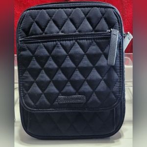Vera Bradley Navy quilted mini hipster